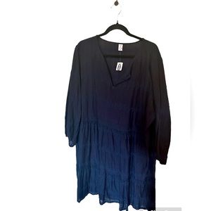 3X dress from old Navy with bubble sleeves and eyelet details. NWT
